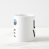Love - Estonia Flag Koffiemok (Center)