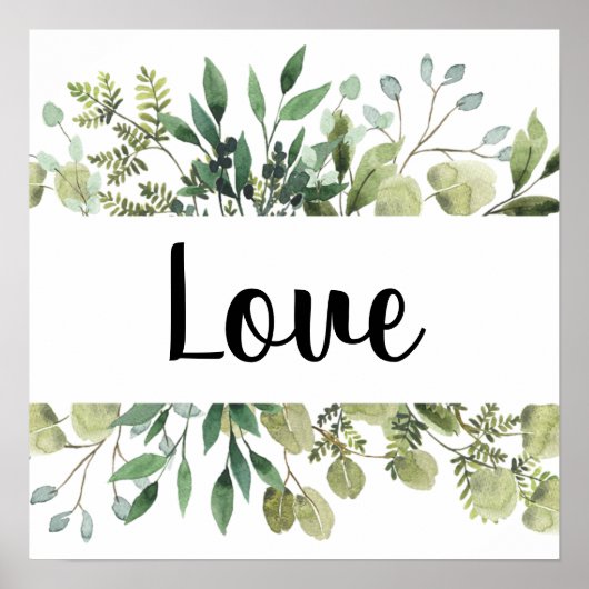 Love Eucalyptus Poster (Voorkant)