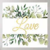 Love Eucalyptus Wedding Folie Afdrukken (Voorkant)