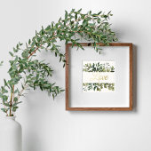Love Eucalyptus Wedding Folie Afdrukken