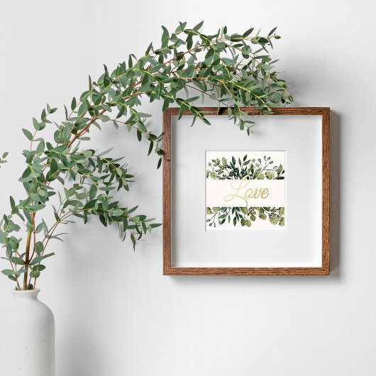 Love Eucalyptus Wedding Folie Afdrukken