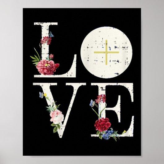 Love Eucharist First Heilige Communistische Christ Poster (Voorkant)