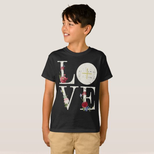 Love Eucharist First Heilige Communistische Christ T-shirt (Voorkant volledig)