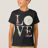Love Eucharist First Heilige Communistische Christ T-shirt (Voorkant)