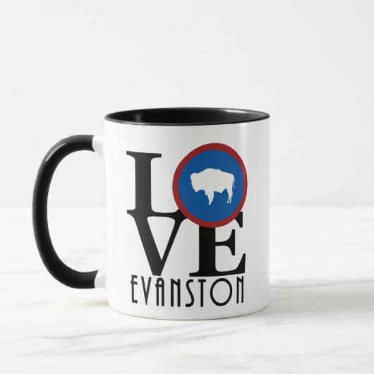 LOVE Evanston WY 11oz Mok (Links)