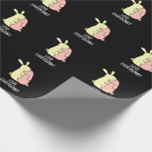 Love Every Bunny Funny Rabbit Pun Dark BG Cadeaupapier (Hoek)