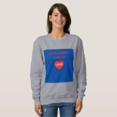 Love Every Child Heart Message Trui (Voorkant volledig)
