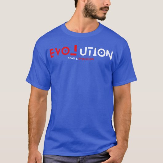 Love Evolution vrienden T-shirt (Voorkant)