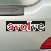 Love Evolve Bumpersticker (Op auto)