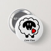 Love Ewe Button (Voorkant /achterkant)