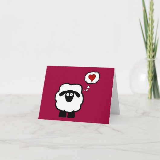 Love Ewe Card Kaart (Voorkant)