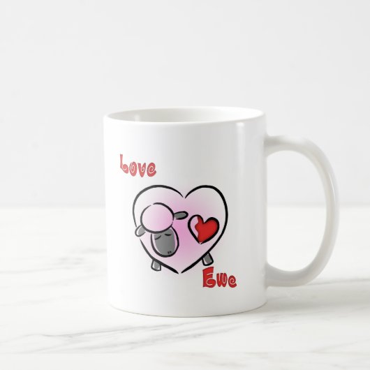 Love Ewe Valentijn Koffiemok (Rechts)