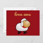 Love Ewe (you) Briefkaart (Voorkant / Achterkant)