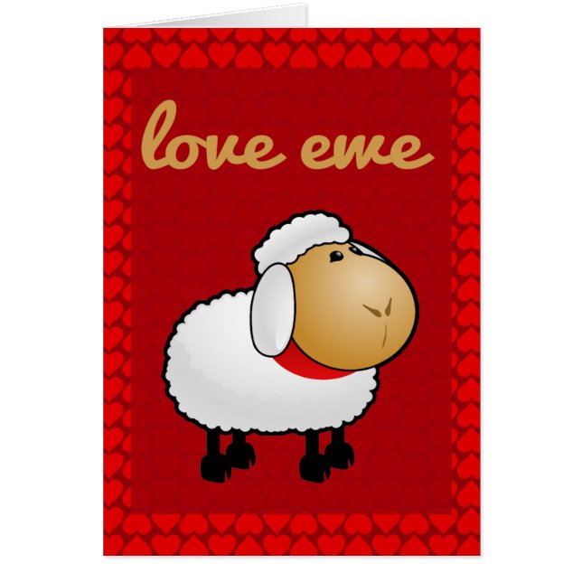 Love Ewe (you) Card (Voorkant)