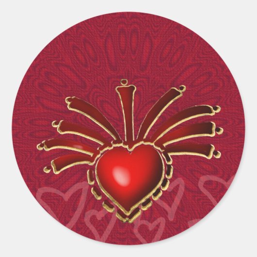 Love Explosion Sticker (Voorkant)