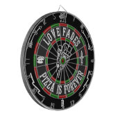 Love Fades Dartboard Dartbord (Voorkant Links)