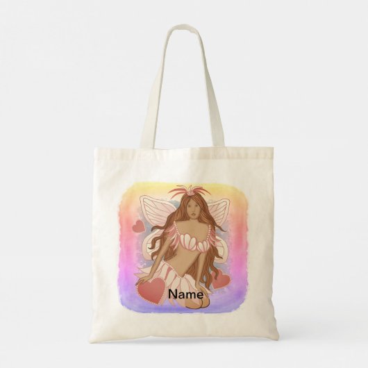 Love Fairy aangepaste fee canvas tas (Achterkant)