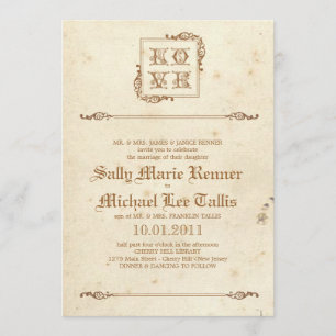 LOVE - Fairytale Storybook Invitation Kaart