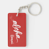 Love-Faith-Aloha Torch Ginger Sleutelhanger (achterkant)