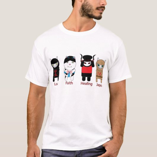 Love Faith Healing Japan Shirt (Voorkant)