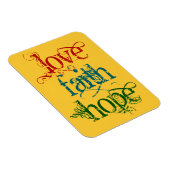 LOVE FAITH HOPE MAGNEET (Rechterzijde)