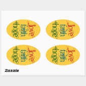 LOVE FAITH HOPE OVALE STICKER (Vel)