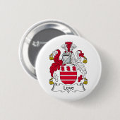 Love Family Crest Ronde Button 5,7 Cm (Voorkant /achterkant)