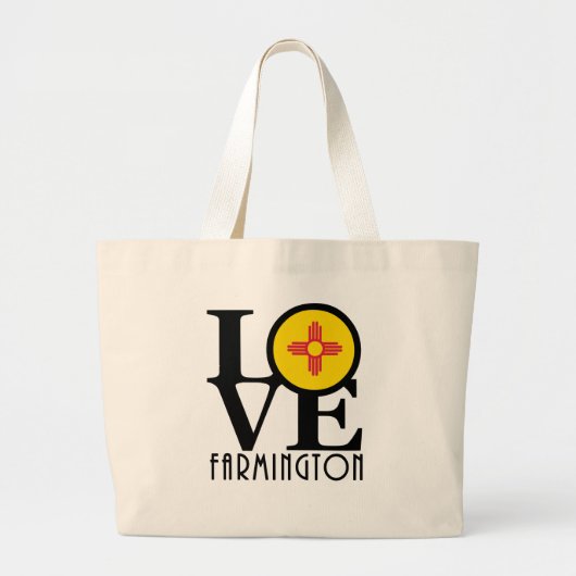 LOVE Farmington Grote Tote Bag (Voorkant)