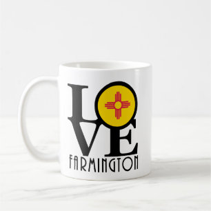 LOVE Farmington New Mexico 11oz Koffiemok