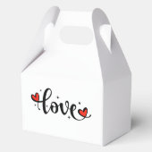 LOVE Favor Boxes – Zoete en stijlvolle verpakkinge Bedankdoosjes (Voorkant)