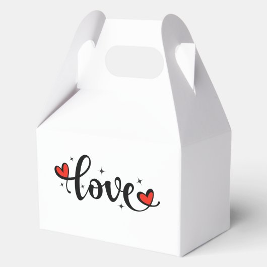 LOVE Favor Boxes – Zoete en stijlvolle verpakkinge Bedankdoosjes (Voorkant)