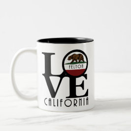 LOVE Felton California 11oz Tweekleurige Koffiemok