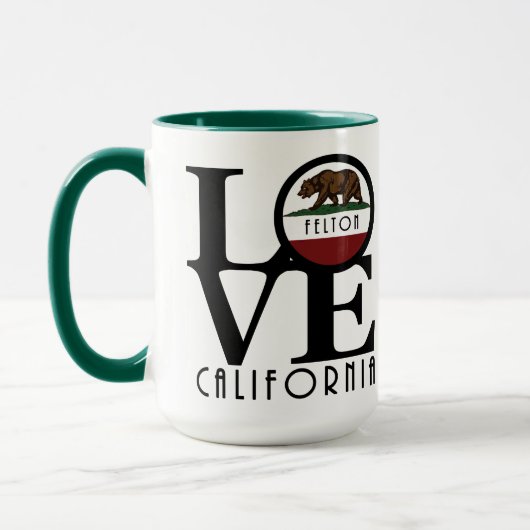 LOVE Felton California 15oz Mok (Links)