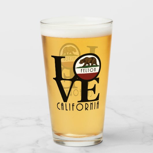 LOVE Felton California Glas (Achterkant gevuld)