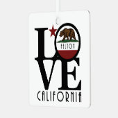 LOVE Felton California Metalen Ornament (Voorkant links)