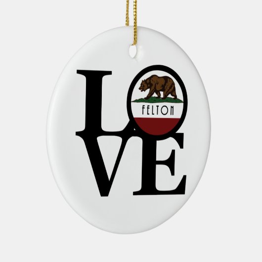 LOVE Felton Keramisch Ornament (Rechts)