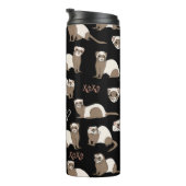 Love Ferrets - Black Thermosbeker (Geroteerd rechts)