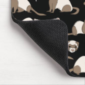 Love Ferretten - Black Muismat (Hoek)