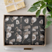 Love Ferretten - Black Tissuepapier (Geschenk)