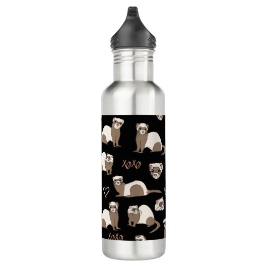 Love Ferretten - Black Waterfles (Rechts)