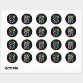 Love Field Hockey Leuk Product Ronde Sticker (Vel)