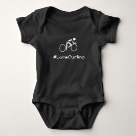 Love Fietsen slogan fietser baby Romper