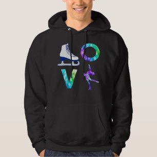 Love Figuur Skater Skater Girls Hoodie
