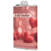 Love-Filled Be My Valentine Vinyl Wrapped Flask Heupfles (Links)