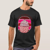 Love-first Bite Retro Cupcake T-shirt (Voorkant)