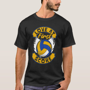 Love-first-score Team Player Coach Trainer Voll T-shirt
