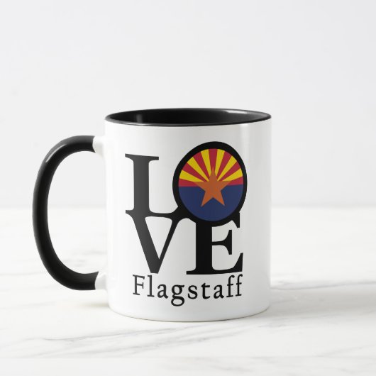 LOVE Flagstaff Aizona 11oz Mok (Links)