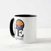 LOVE Flagstaff Aizona 11oz Mok (Voorkant links)