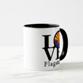 LOVE Flagstaff Aizona 11oz Mok (Voorkant rechts)