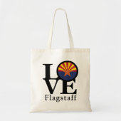 LOVE Flagstaff Tote Bag (Voorkant)